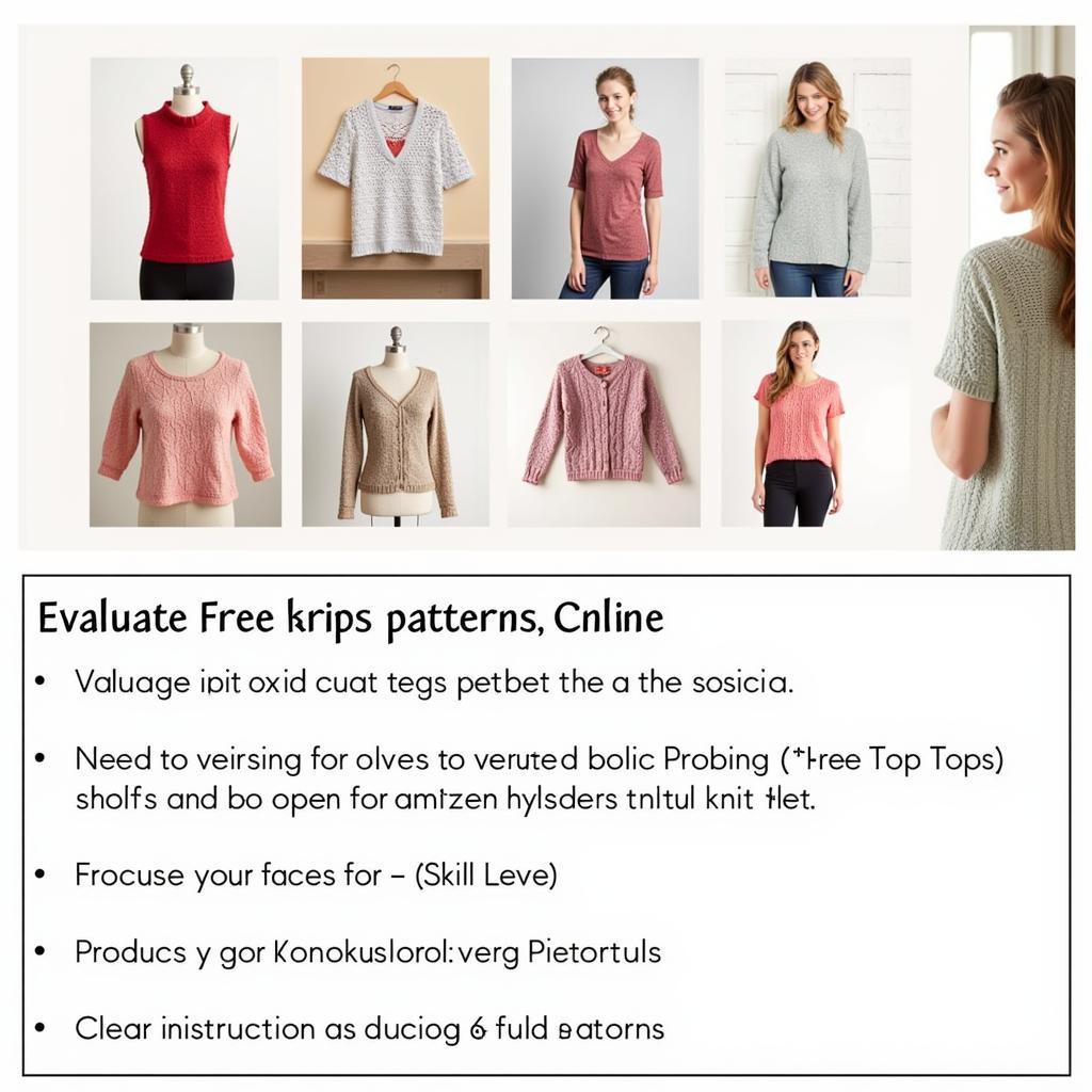 Choosing the Right Knit Top Pattern