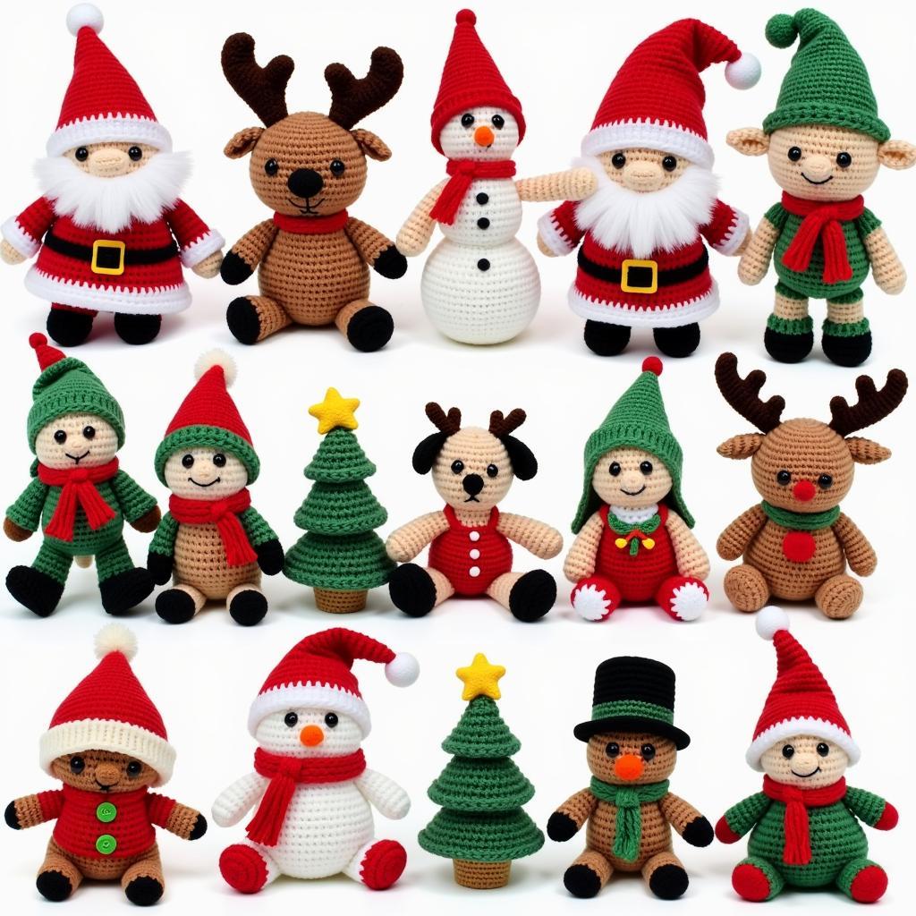 Collection of Cute Christmas Amigurumi Crochet Patterns