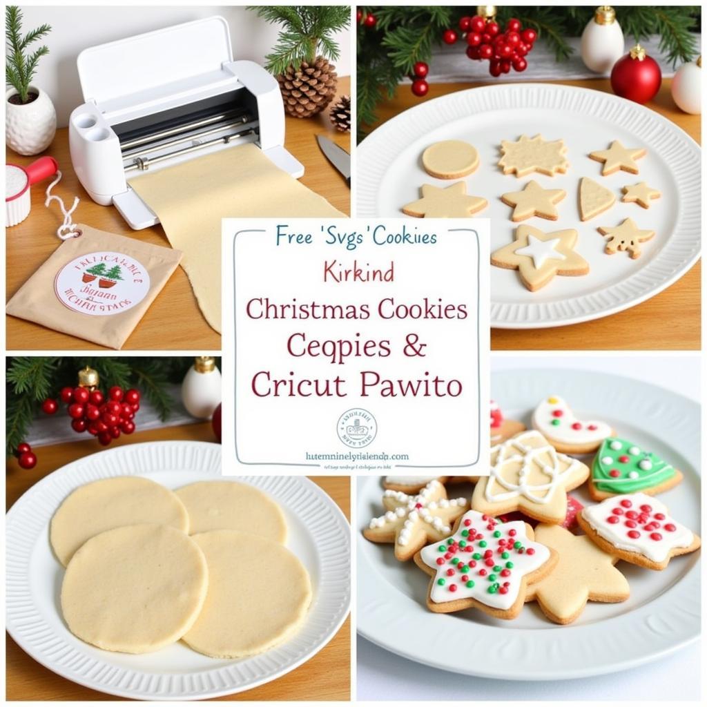 Christmas Cookie SVG Project with Cricut