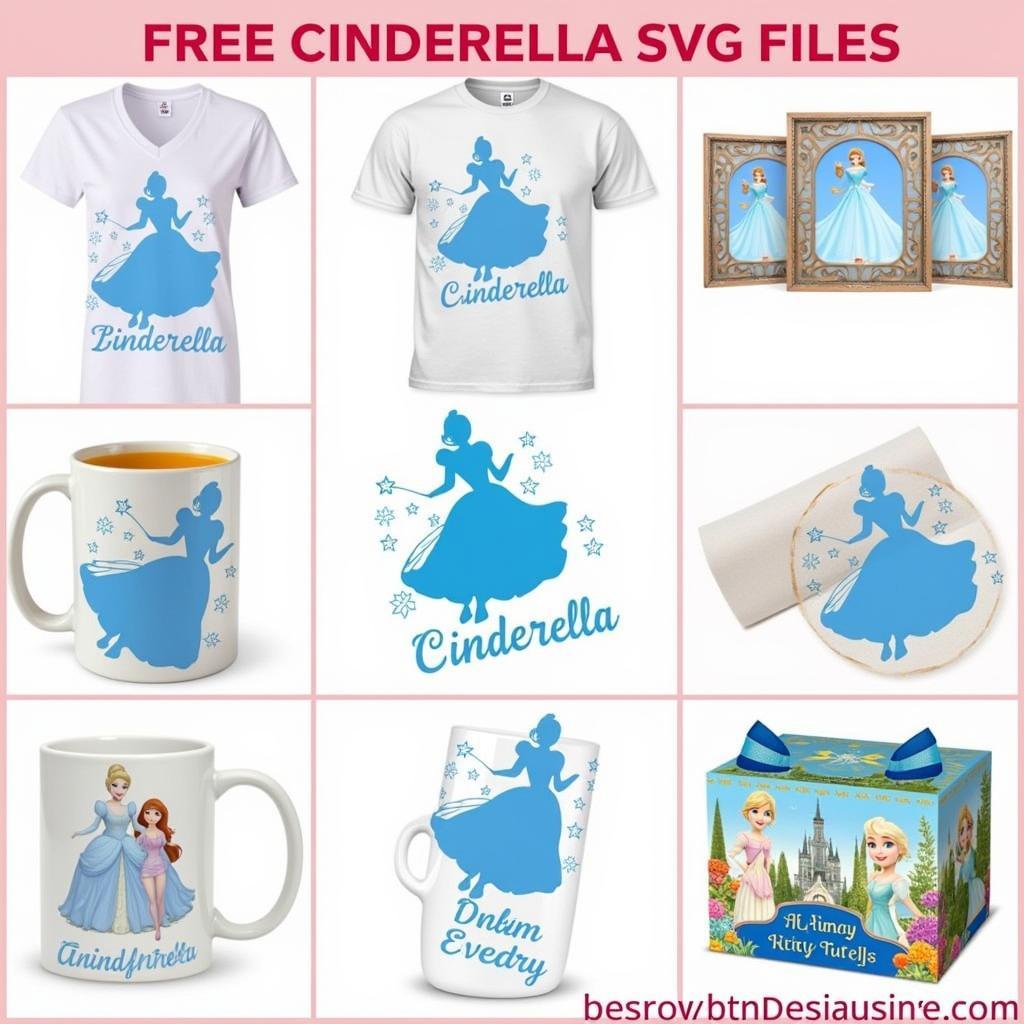 Cinderella SVG Free Craft Project Ideas