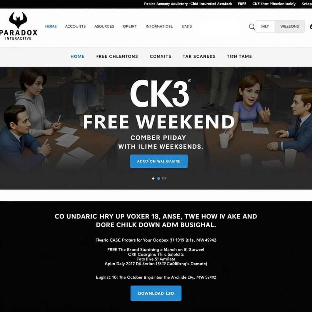 CK3 Free Weekend Announcement