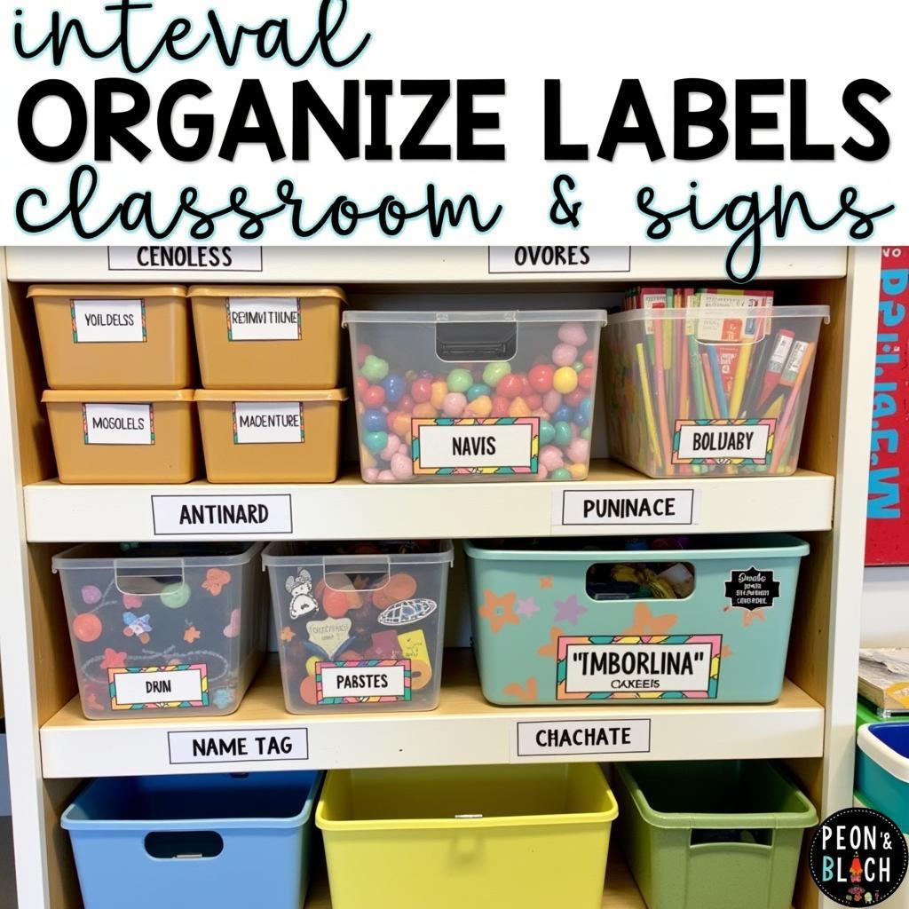 Classroom Organization with Free Printables