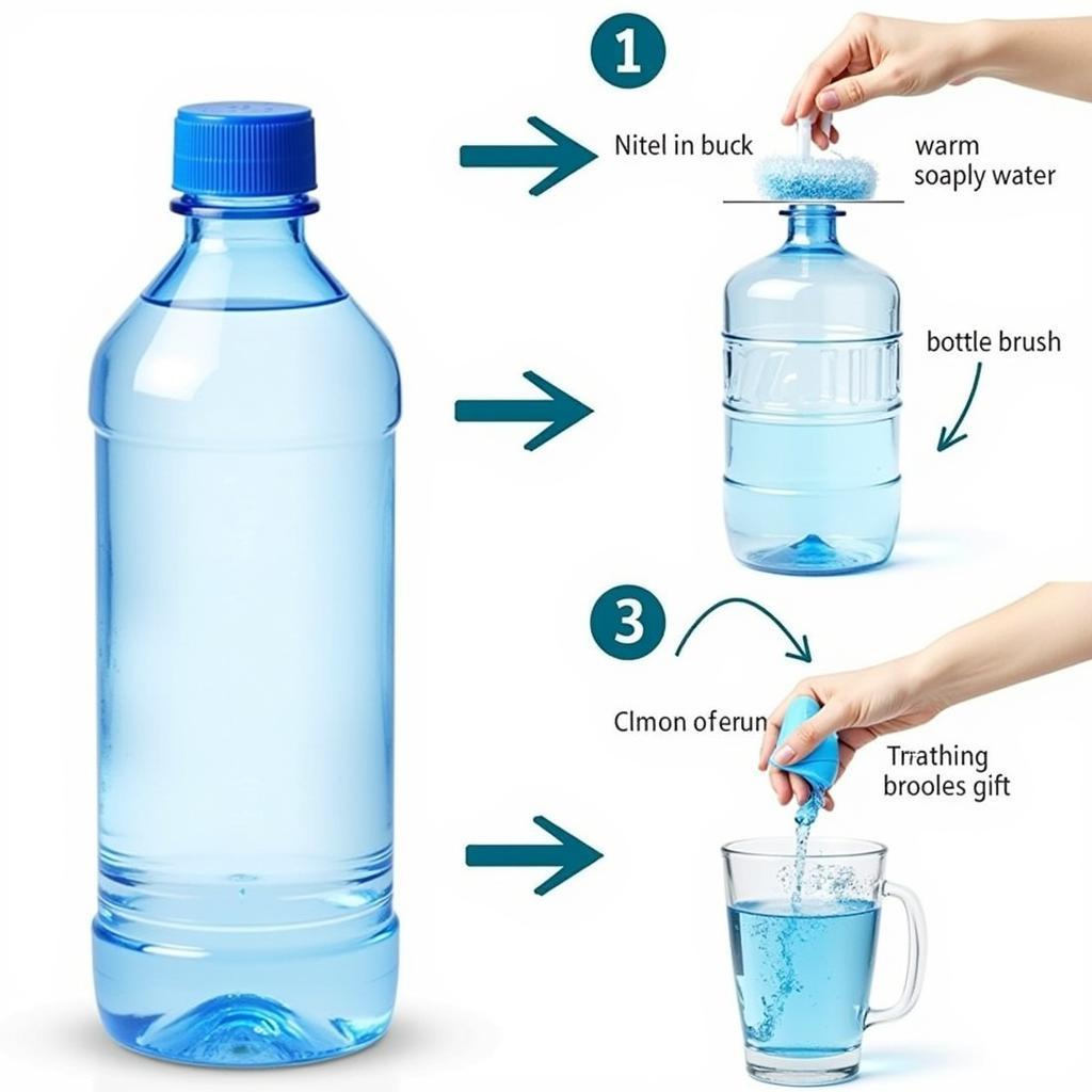 Cleaning a 2-Gallon Water Bottle