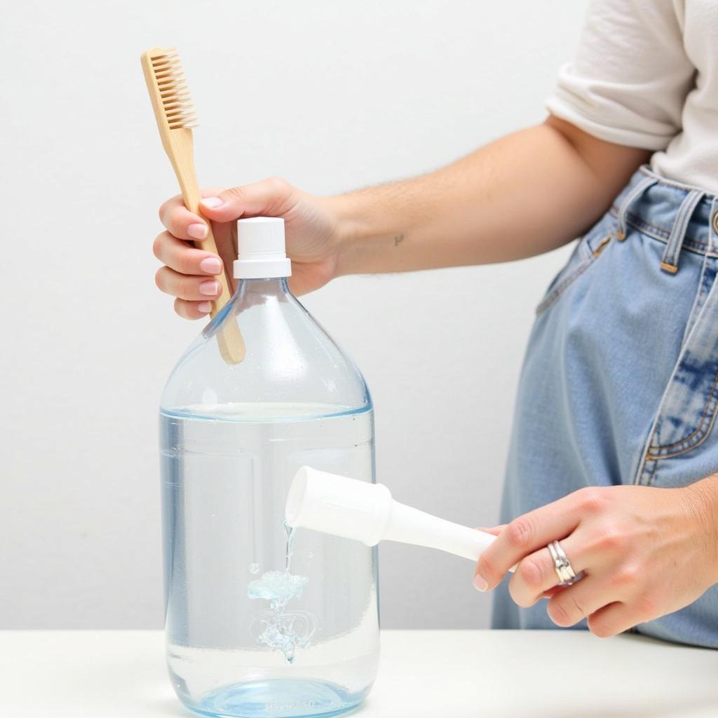 Cleaning a BPA-Free 3-Gallon Water Jug