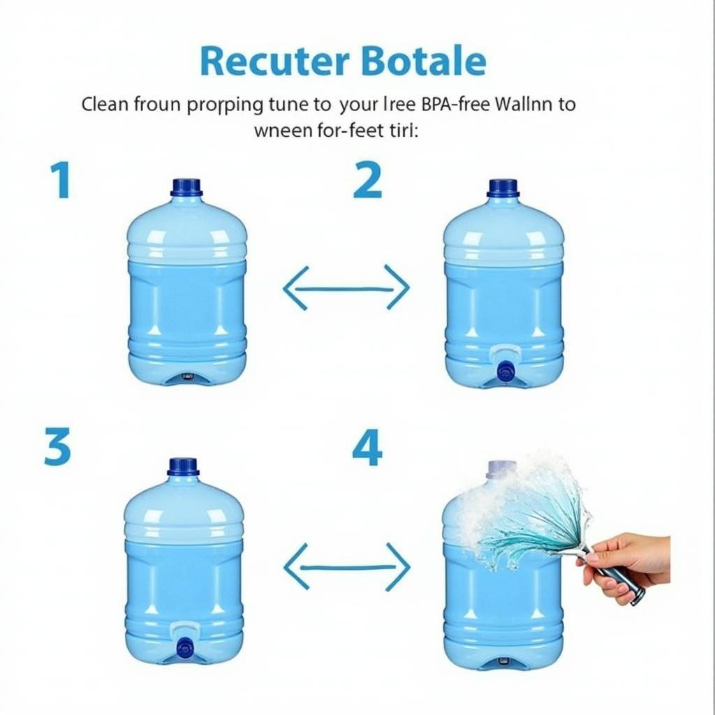 Cleaning a BPA-free 5-gallon water bottle