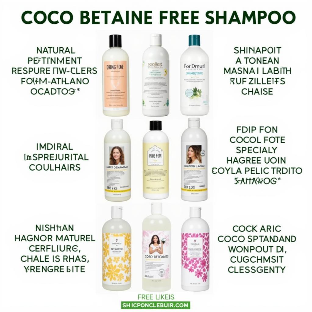 Coco Betaine Free Shampoo Alternatives