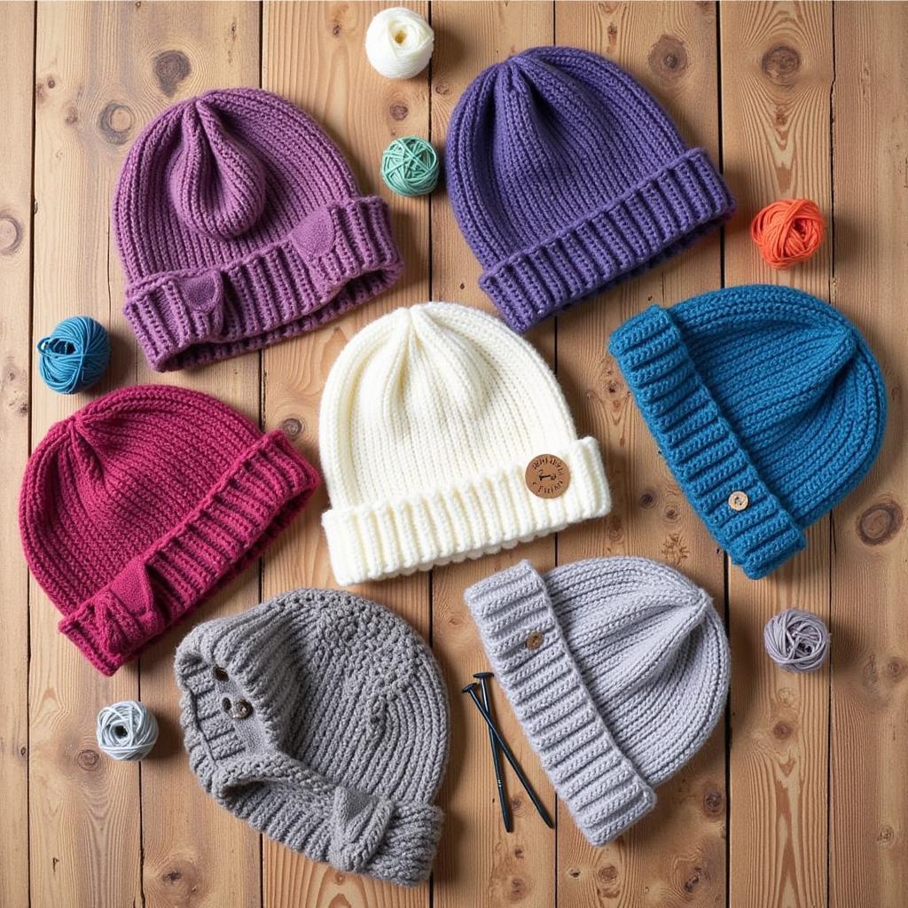 Collection of Free Pattern Knit Hats