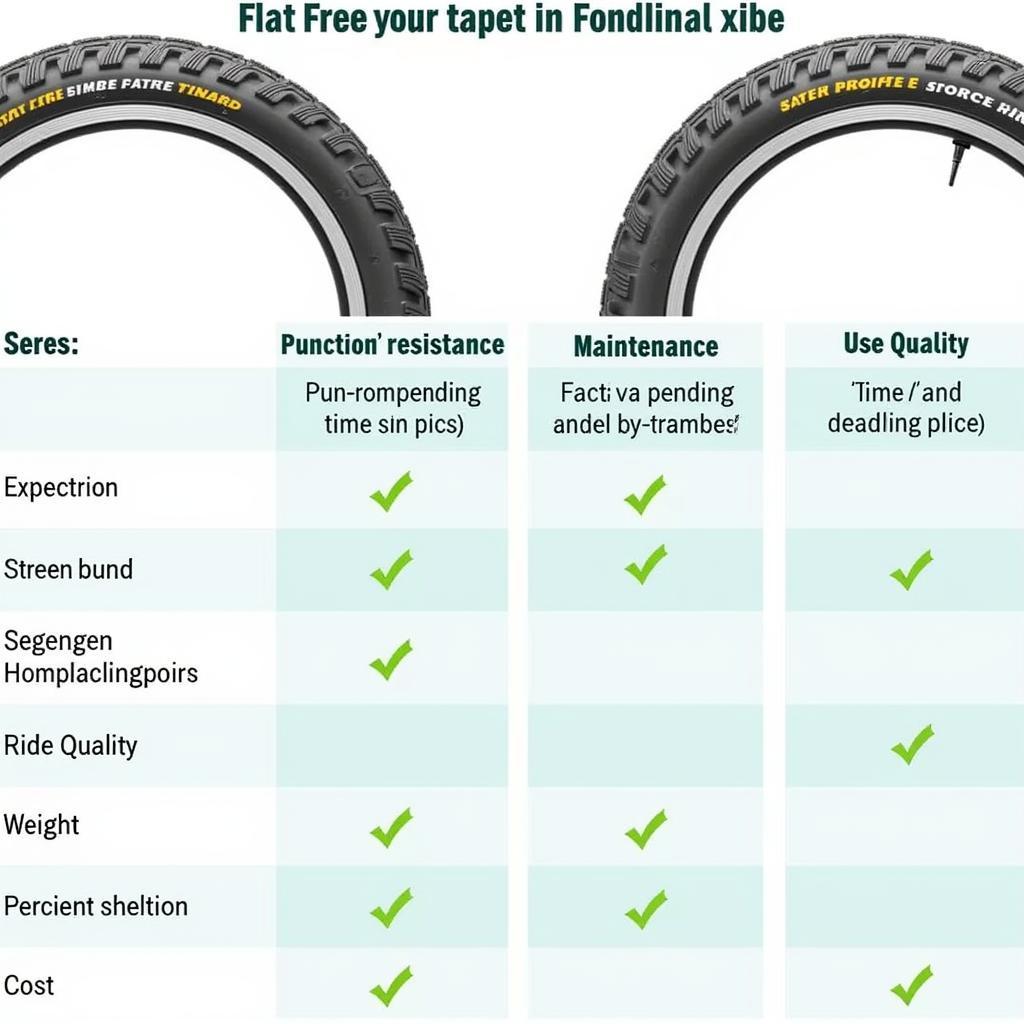 Comparing Flat Free and Pneumatic Tires