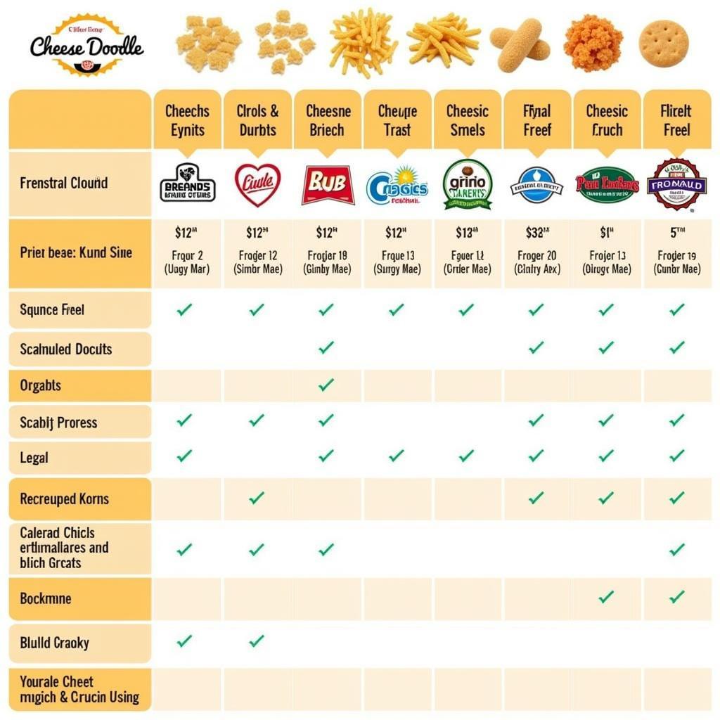 Comparison of Different Gluten-Free Cheese Doodle Brands