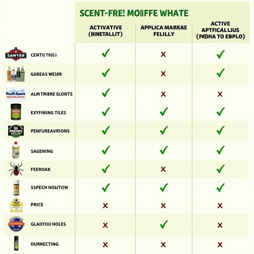 Comparing Different Scent-Free Repellents