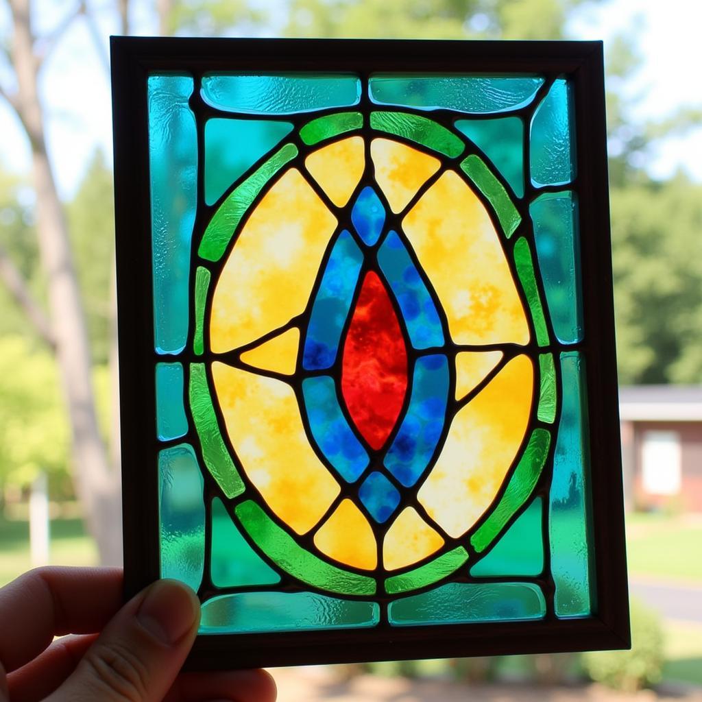 Completed Beginner Stained Glass Project