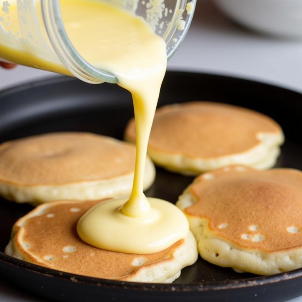 Cooking Allergy-Free Pancakes on a Griddle