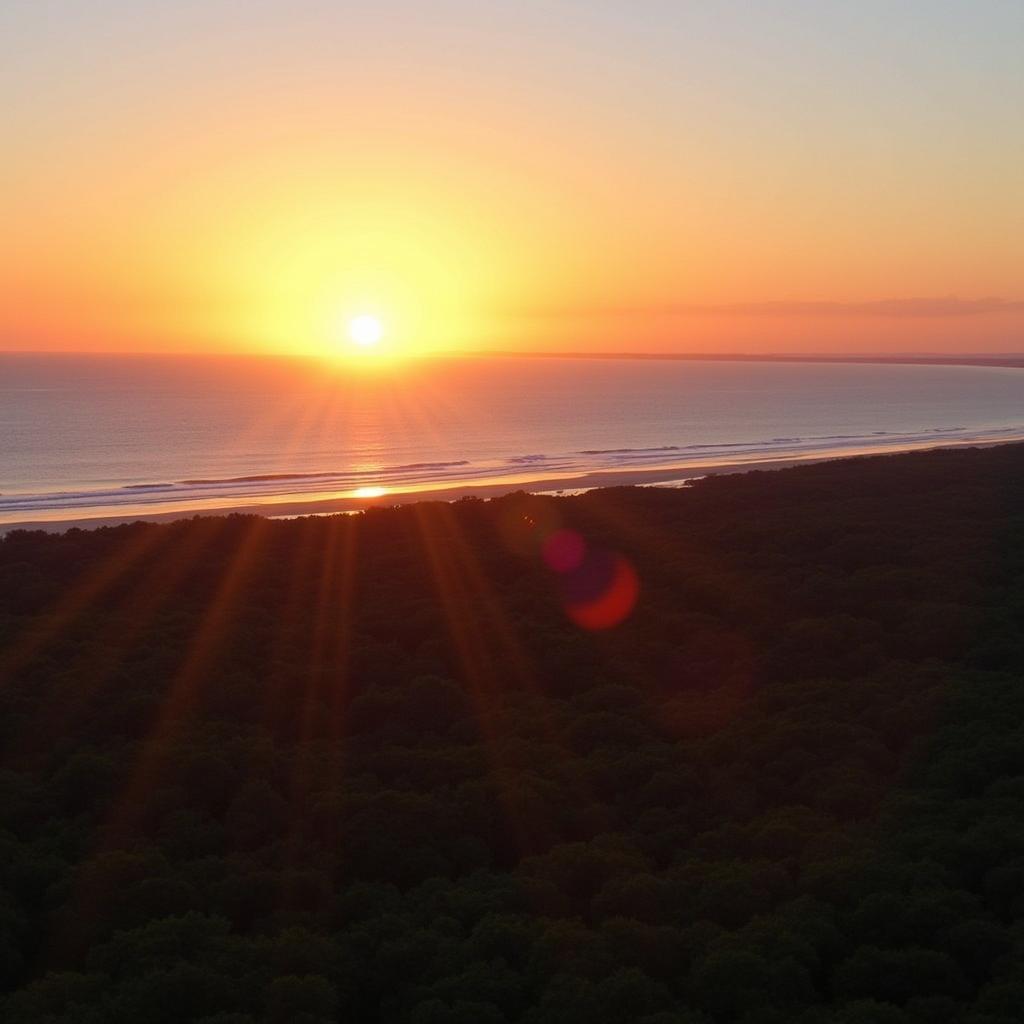 Sunset View from Corolla Lighthouse