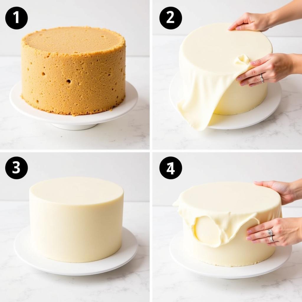 Covering a Cake with Gluten-Free Fondant Icing