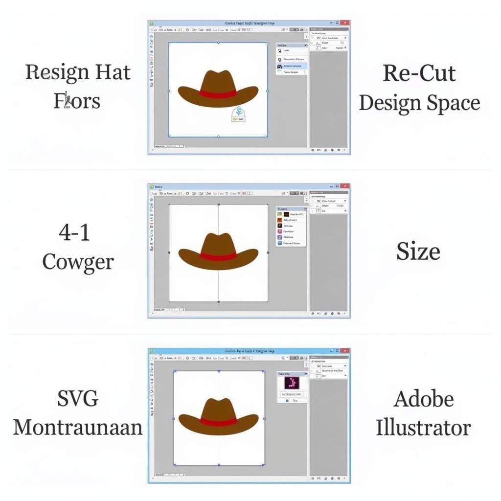 Cowgirl Hat SVG Design Software Compatibility