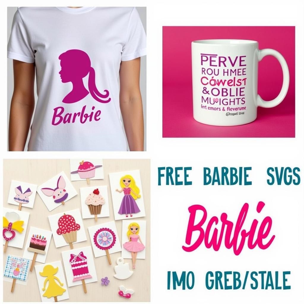 Creating Personalized Gifts with Free Barbie SVGs