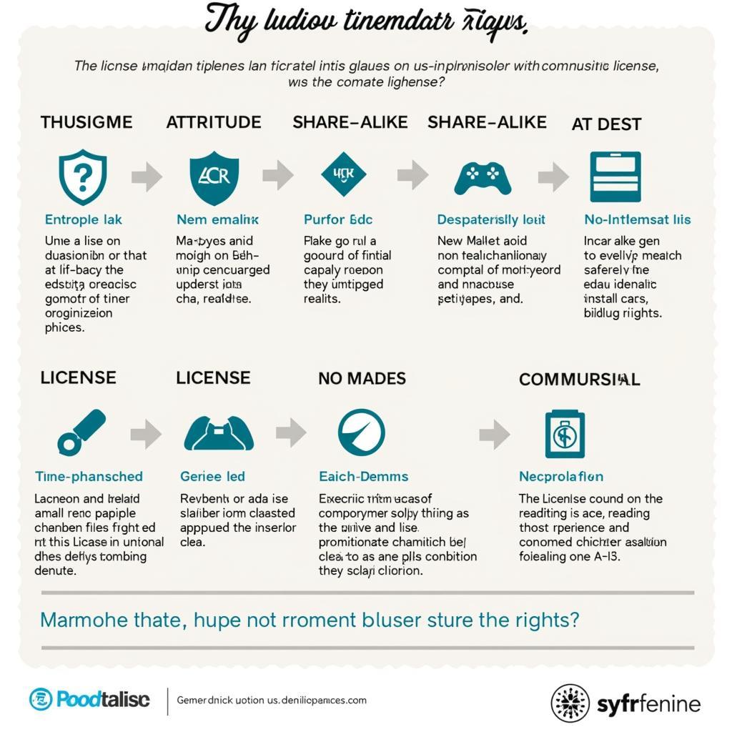 Creative Commons License Types