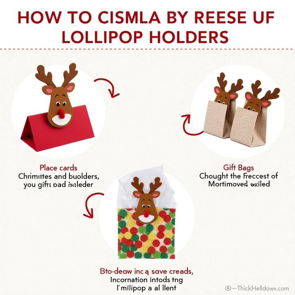 Creative Uses for Reindeer Lollipop Holders