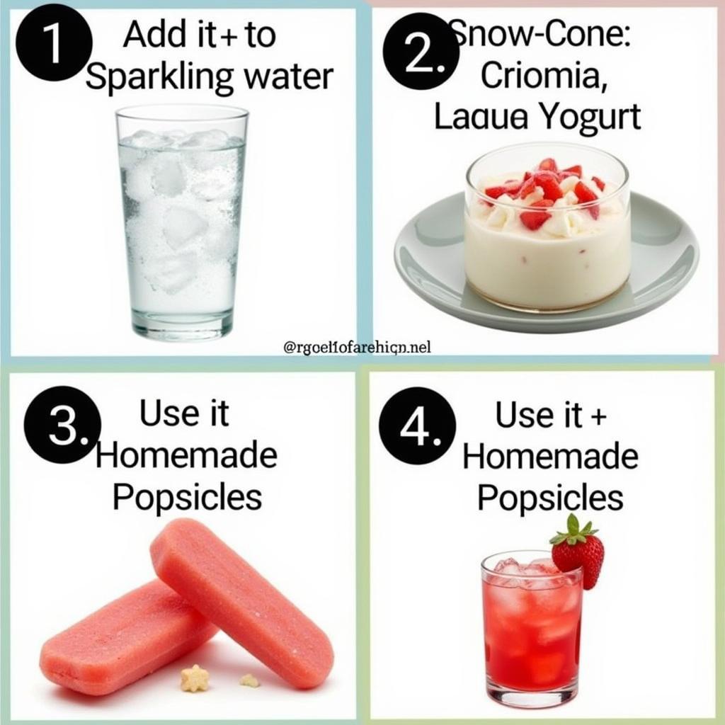 Creative Uses for Sugar-Free Snow Cone Syrups