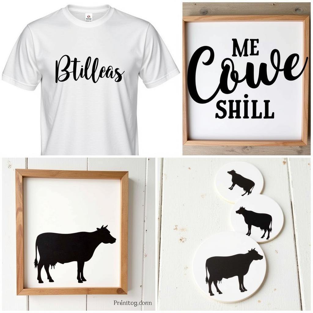 Cricut Cow SVG Project Ideas