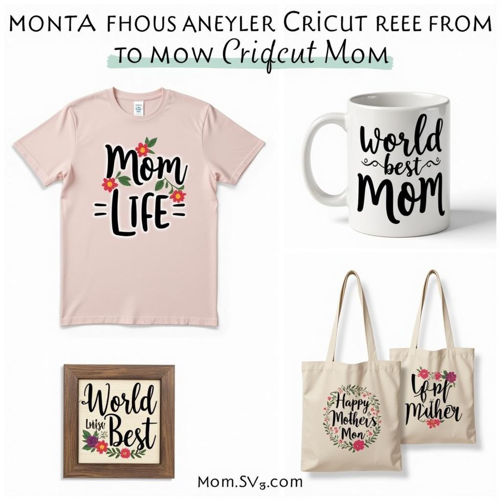 Cricut Mom SVG Free Projects