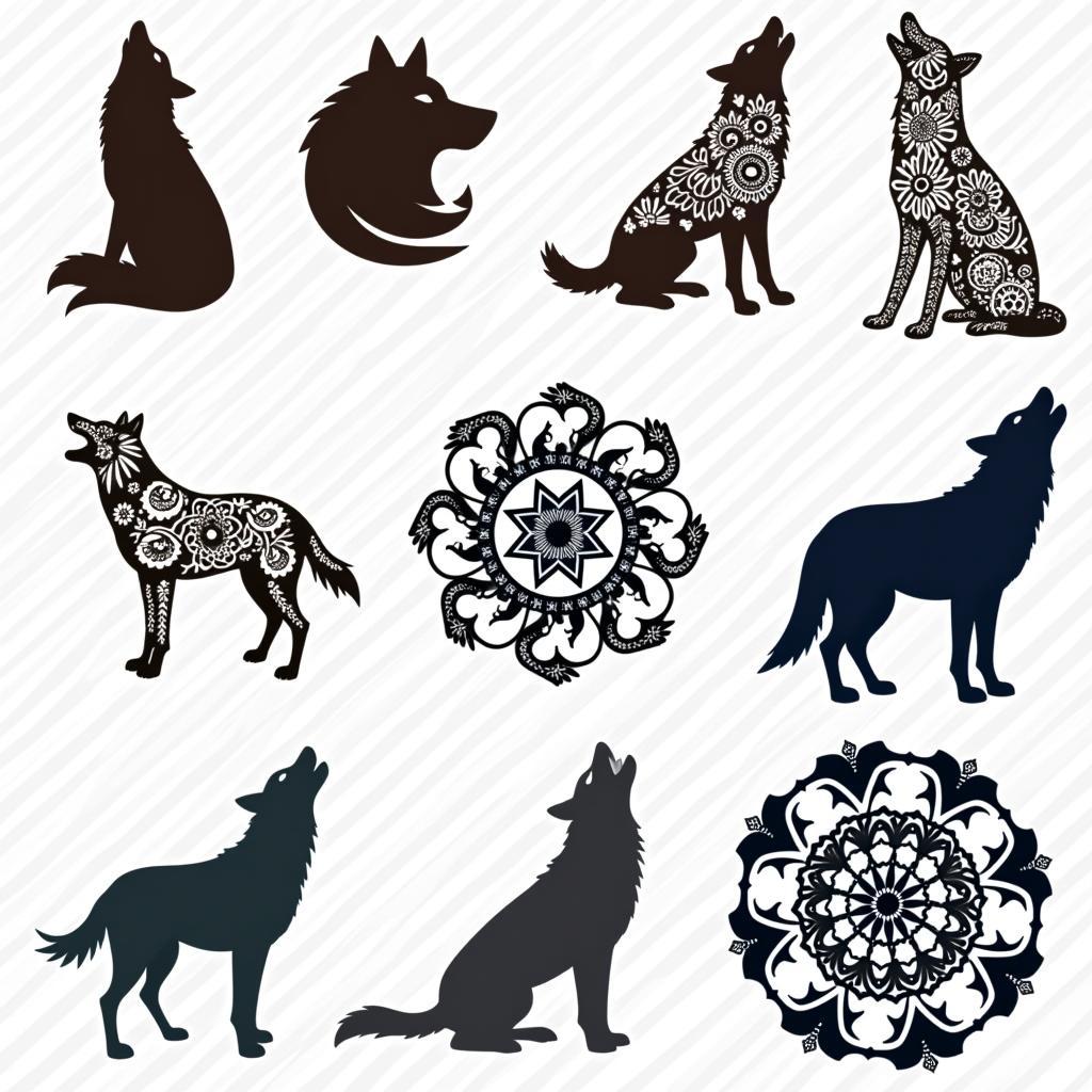 Cricut Wolf SVG Free Design Examples