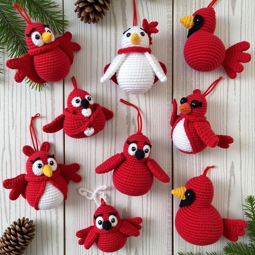 Finished Crochet Cardinal Projects Showcase