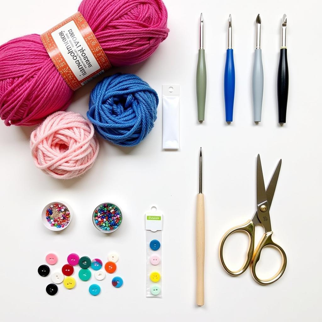 Essential Tools and Materials for Crochet Hair Accessories