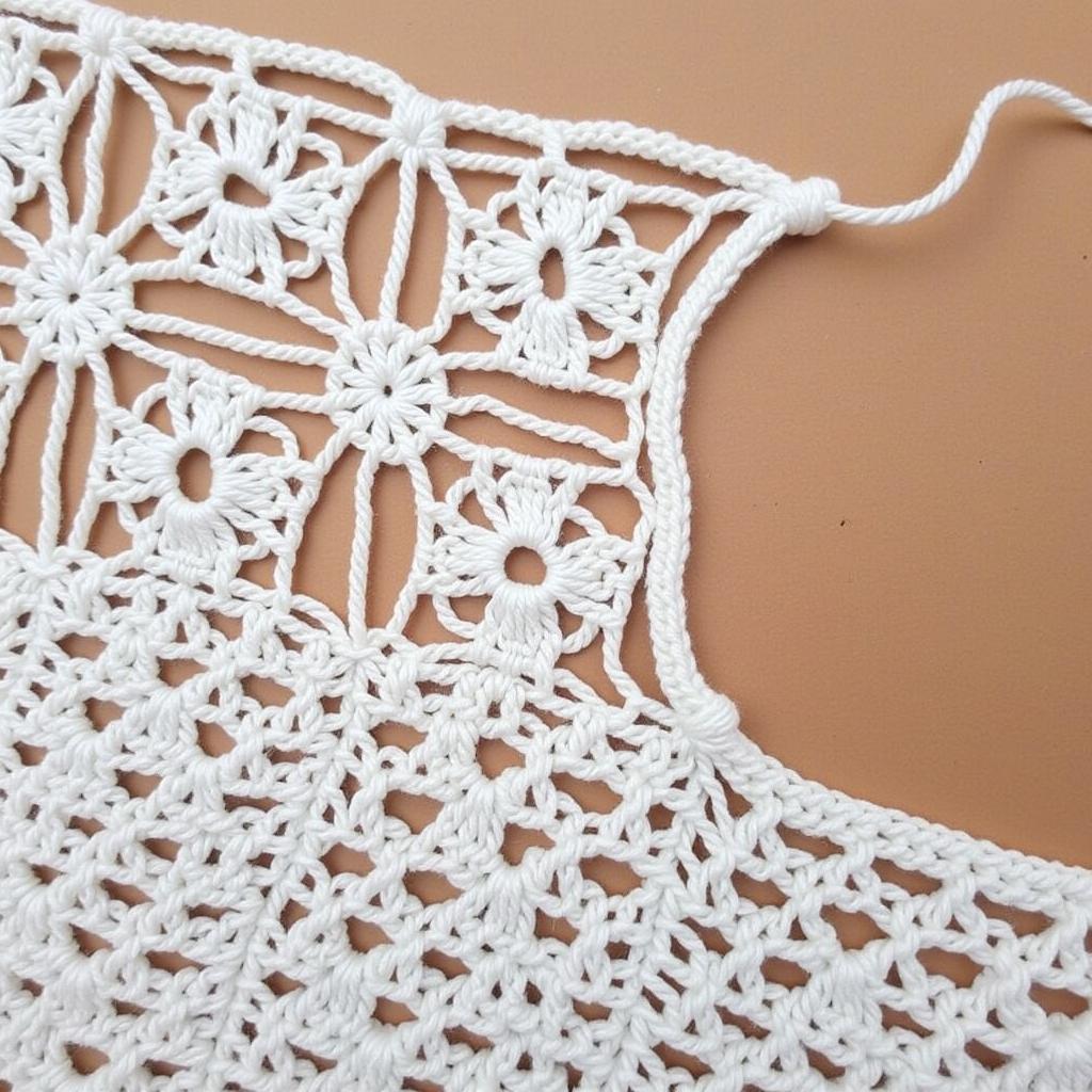 Crocheting a Lace Top: Work in Progress