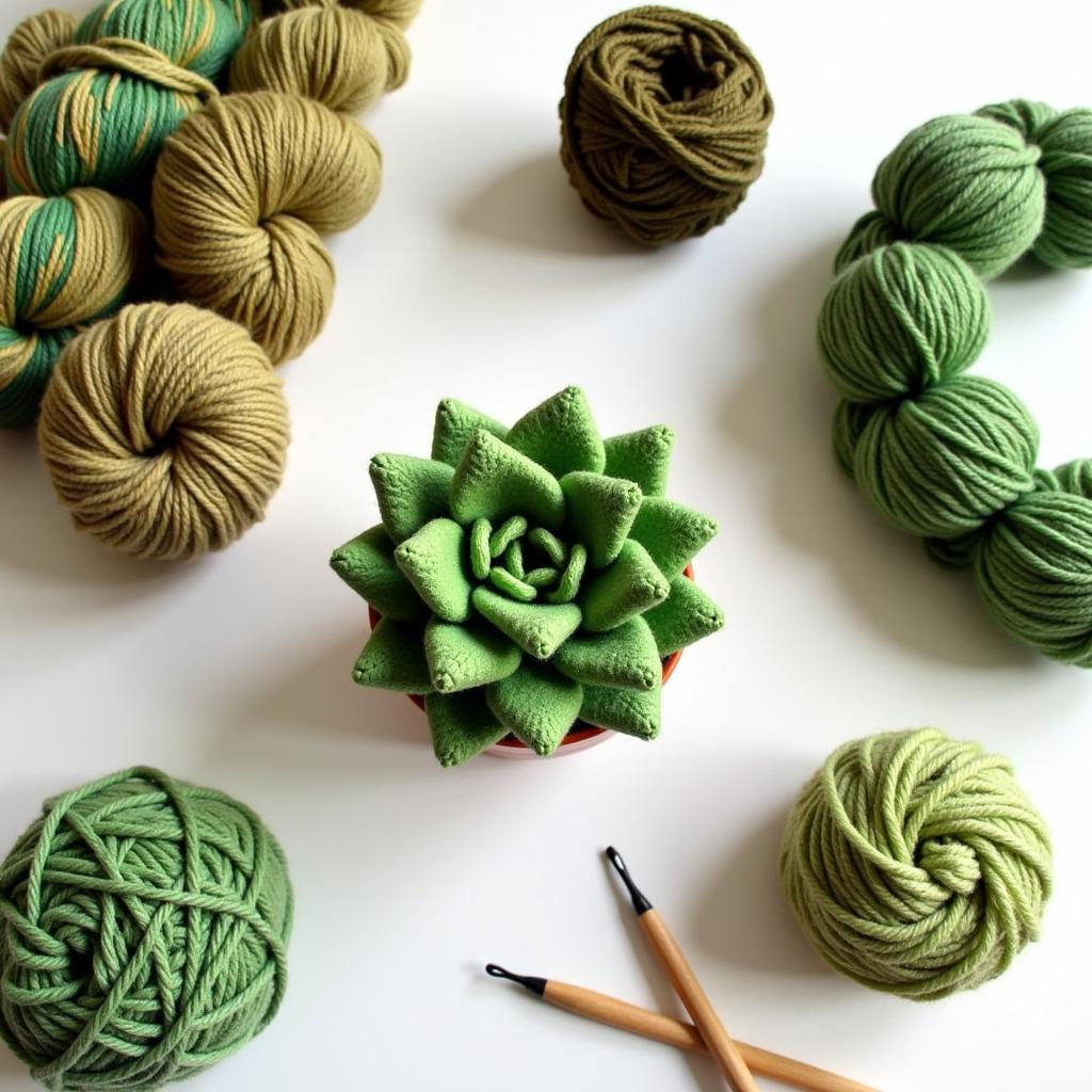 Choosing the right yarn for your crochet plant project