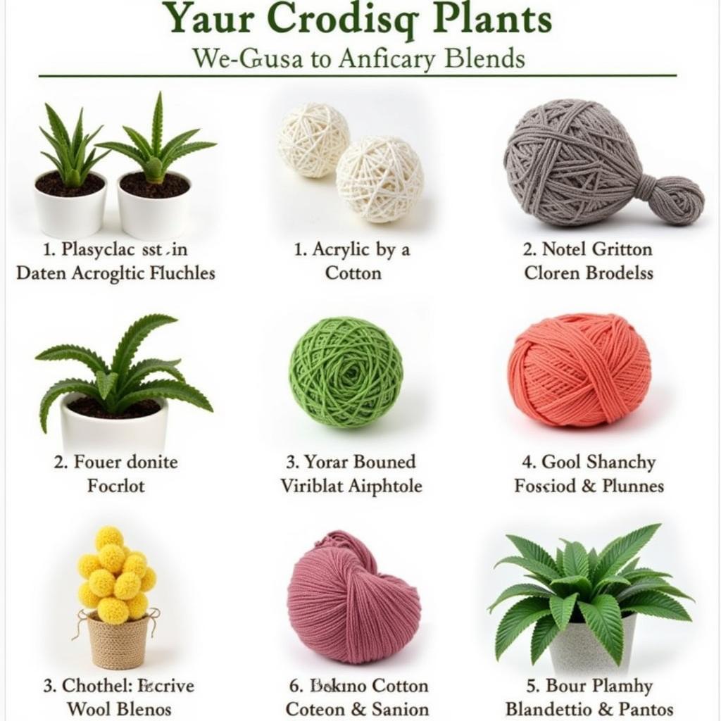 Choosing the Right Yarn for Your Crochet Plant Pattern