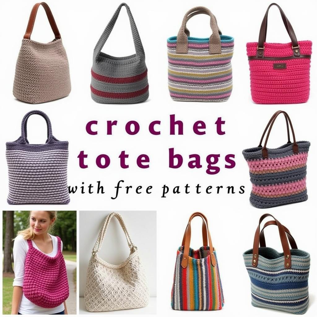 Free Crochet Tote Bag Patterns Showcase