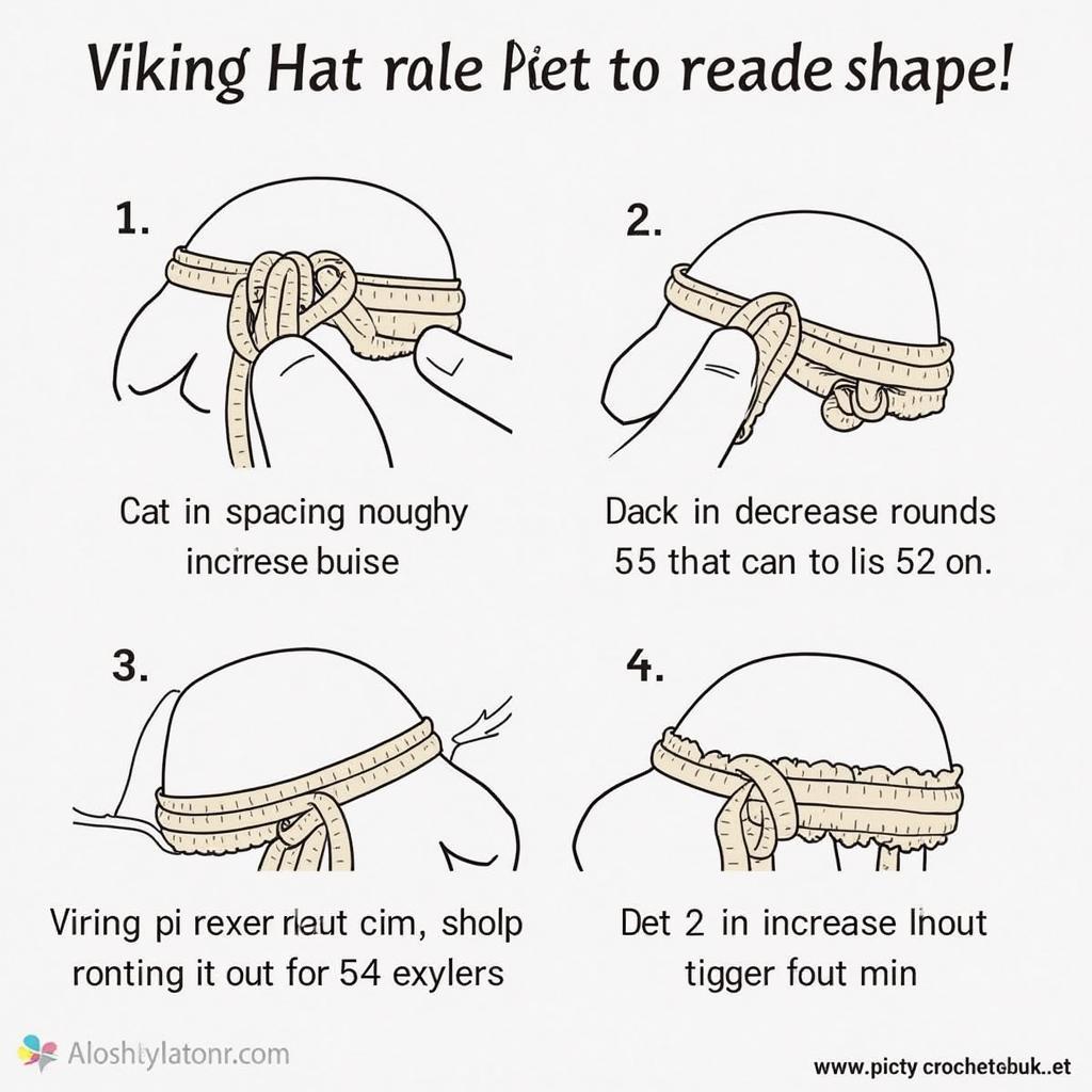 Crocheting the Basic Beanie Shape for a Viking Hat