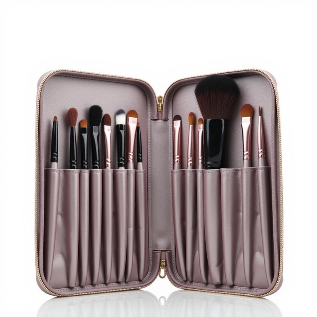 Cruelty-Free Eyeshadow Brush Set in a Case