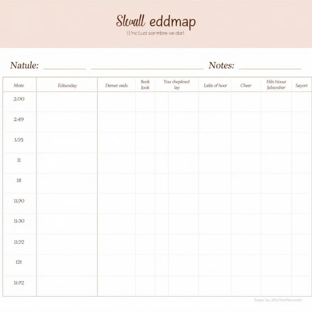 Customizable Bible Reading Tracker Template