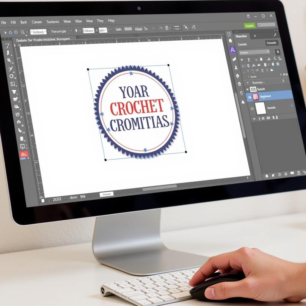 Customizing Crochet Labels with Design Software