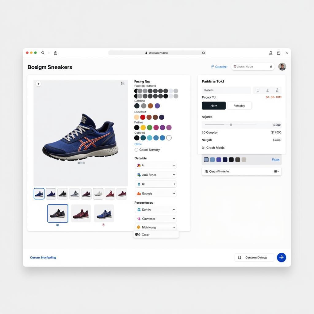 Using a Virtual Studio to Customize Shoes Online