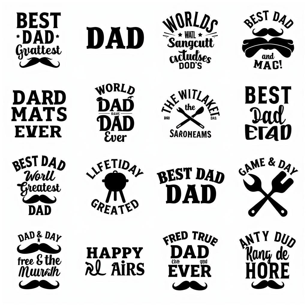 Dad SVG Design Options