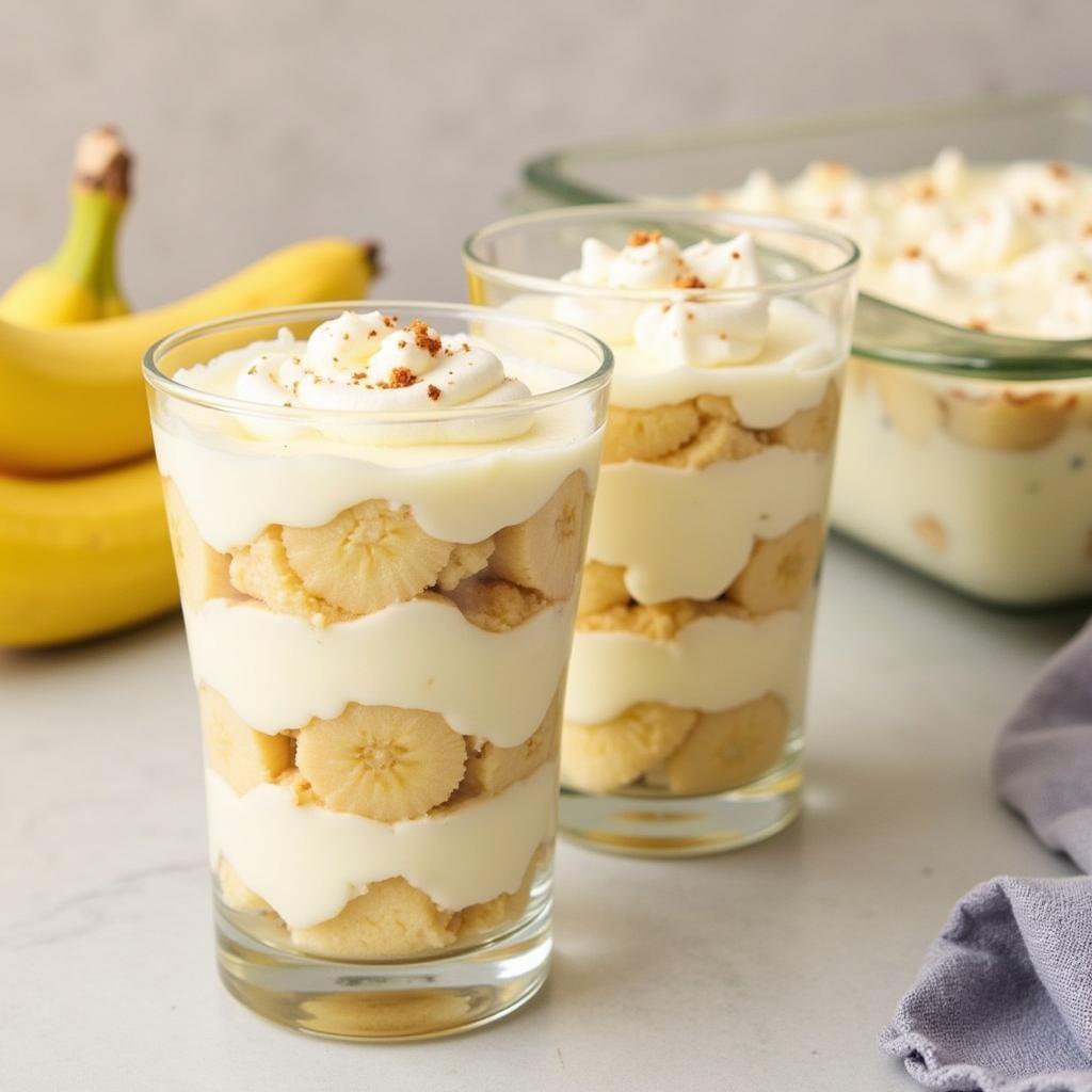 Finished Dairy-Free Banana Pudding