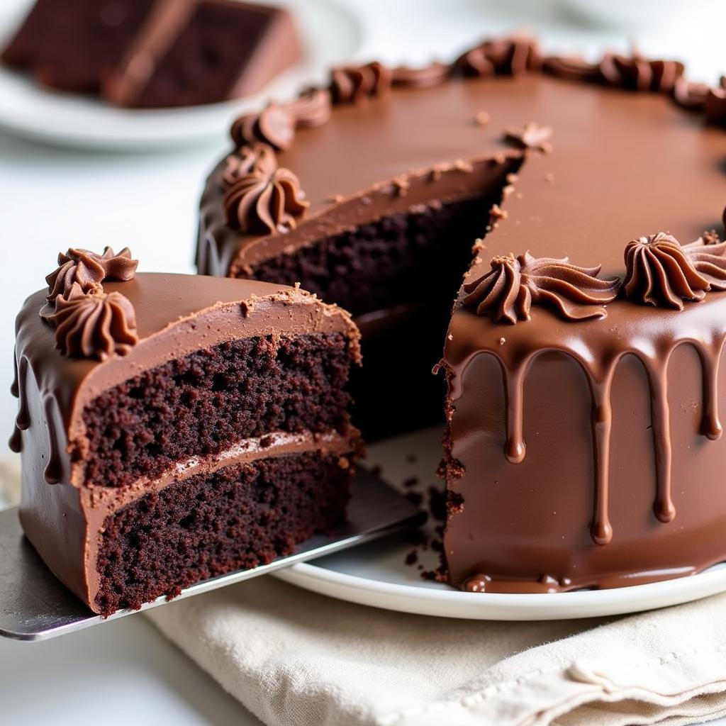 Decadent Dairy-Free Chocolate Cake Recipe