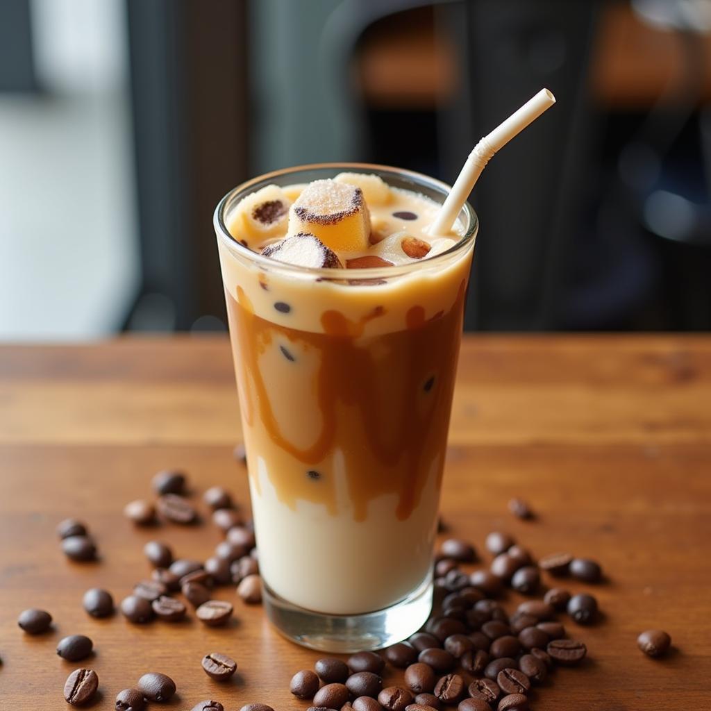 Dairy-Free Iced Coffee with Almond Milk