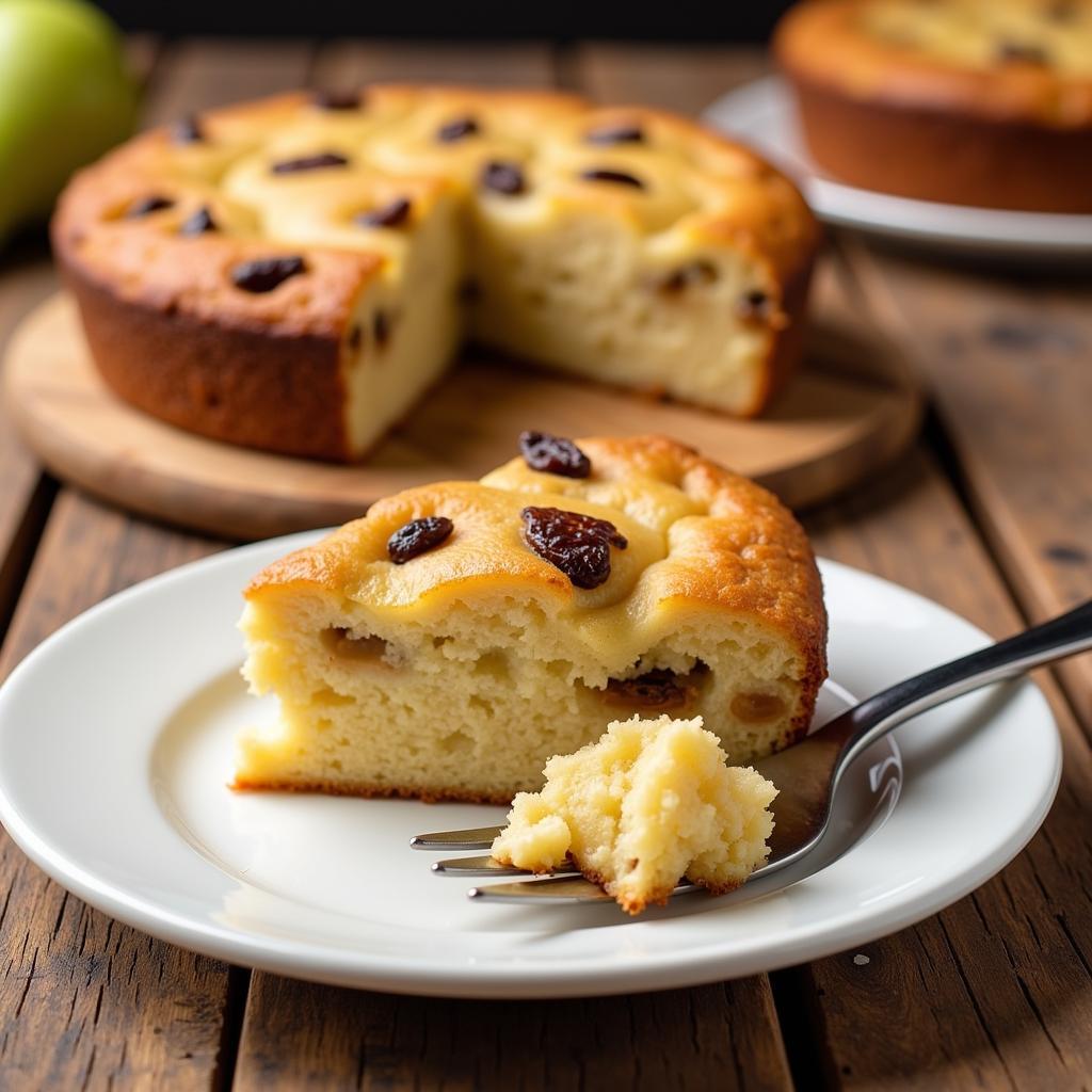 Dairy-Free Kugel Pear Served