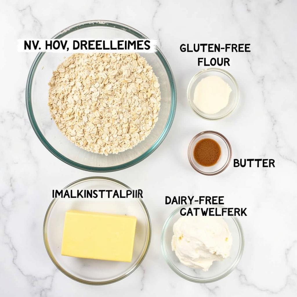 Dairy-Free Oatmeal Cream Pie Ingredients