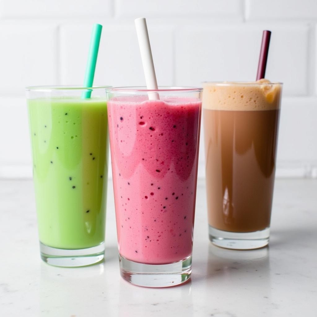 Variety of Dairy-Free Shakes