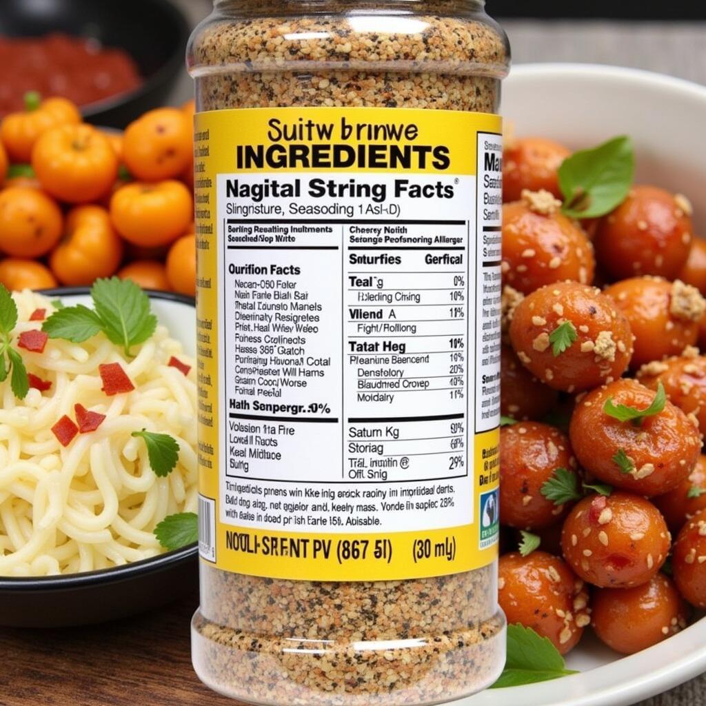 Dan O's Seasoning Ingredients List