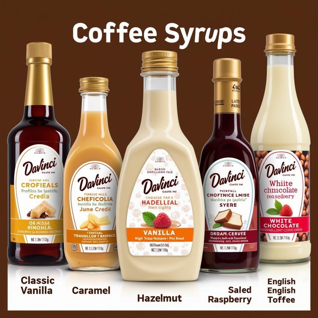 Davinci Sugar-Free Coffee Syrup Variety