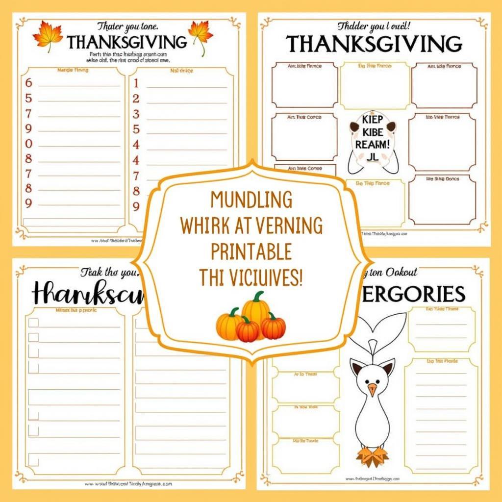 Different Scattergories Printables