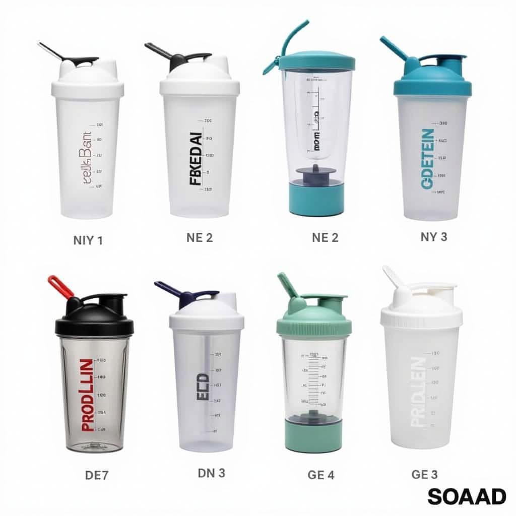 Different Sizes of Free Protein Shakers