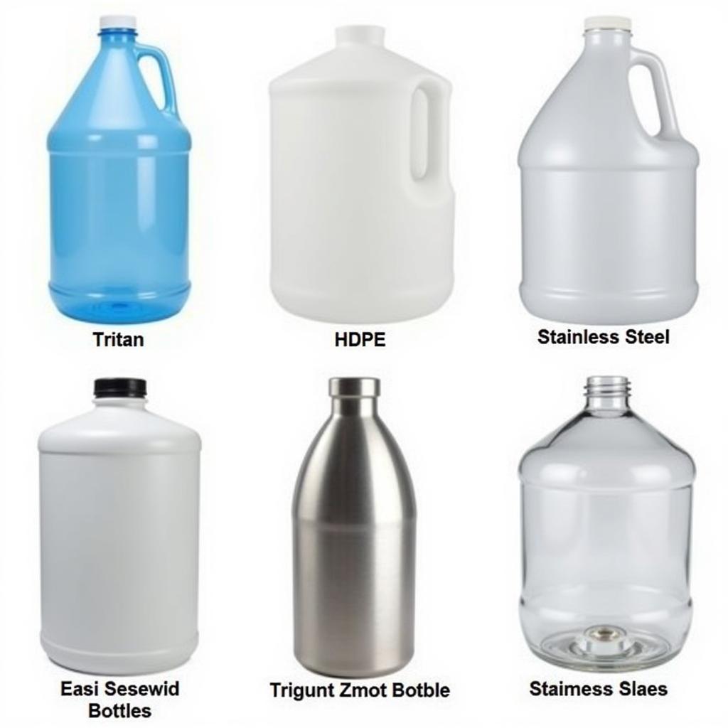 Different Types of 2-Gallon Water Bottles Materials