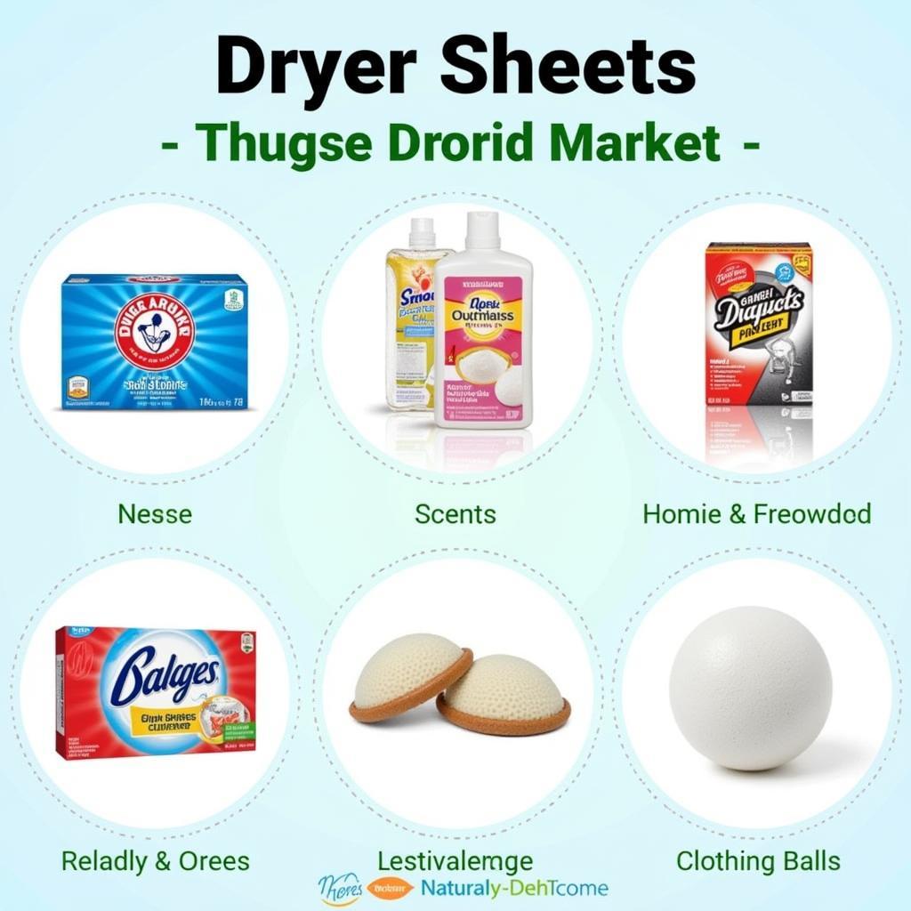 Variety of Dryer Sheet Options